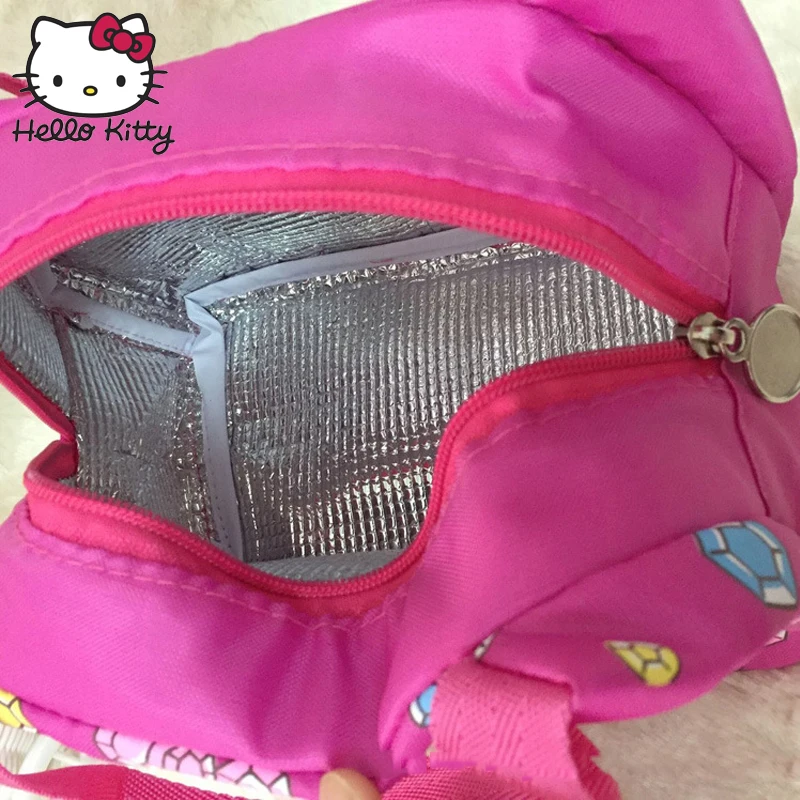 Милая сумка для ланча Hello Kitty Женская Портативная путешествий и отдыха хранения