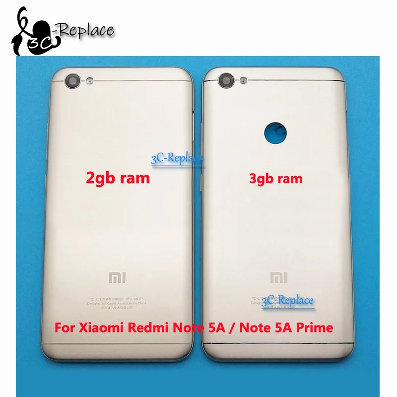 Задняя крышка аккумулятора 5 дюйма для Xiaomi Redmi Note 5A Prime Pro / Y1 Lite задняя корпуса со