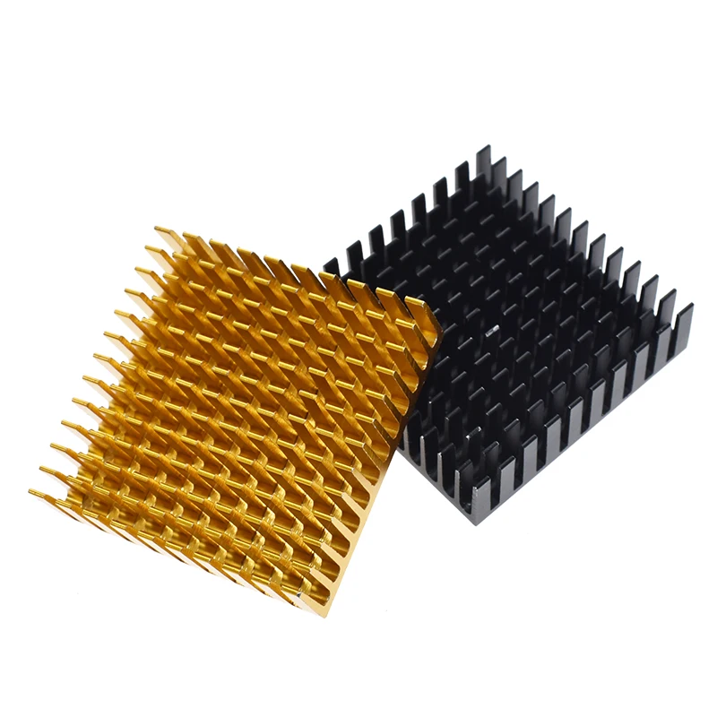 14*14*8 мм Золотой Черный алюминиевый радиатор IC Радиатор 40x40 x 11 мм/28x28x6/25