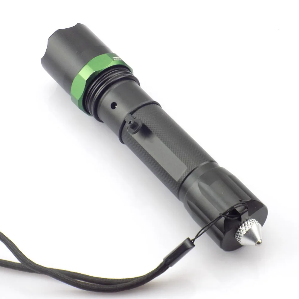 Zoomable Q5 фонарик светодиодный тактический фонарь лампе торш 1600 люмен 18650 или AAA