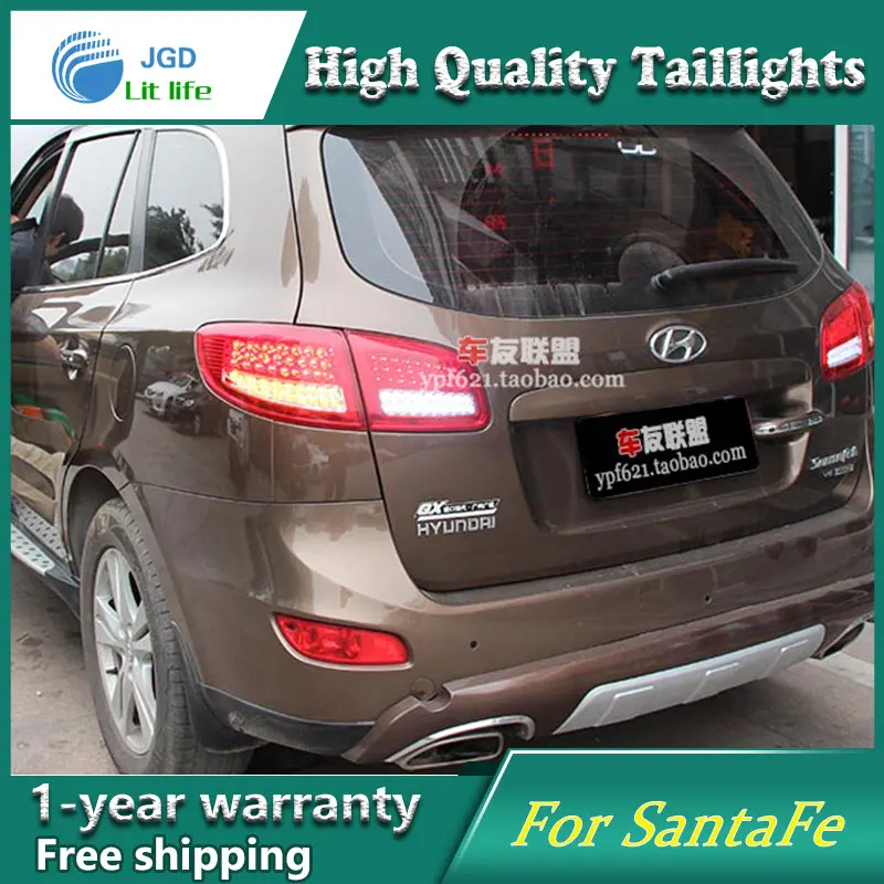 Автомобильный Стайлинг задний фонарь для Hyundai SantaFe 2007 2013 задние фонари