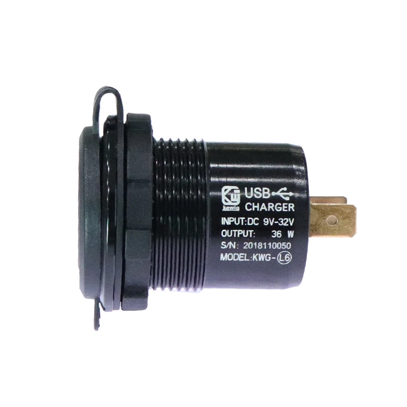Новые тренды портативный мобильный телефон двойной usb QC3.0 Автомобильная вилка зарядного устройства