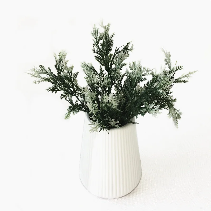 1 шт. 2018 новый дизайн искусственные ветки вечнозеленого Cypress спрея искусственная