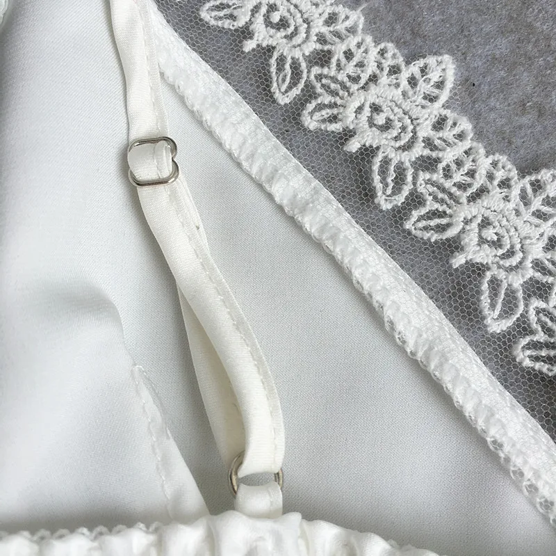 Сексуальная женская летняя ночная рубашка бесплатная доставка мини шелковая