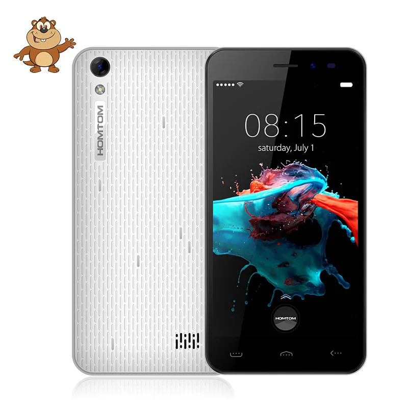 HOMTOM HT16 3g Смартфон Android 6 0 4 ядра MTK6580 экран 5 дюйма 1 ГБ Оперативная память 8 GB