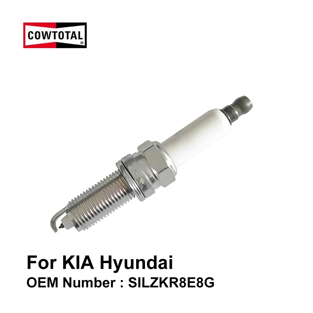 COWTOTAL платиновая Свеча зажигания для KIA Stinger Shuma Sorento hyundai Veloster Санта Fe oe SILZKR8E8G