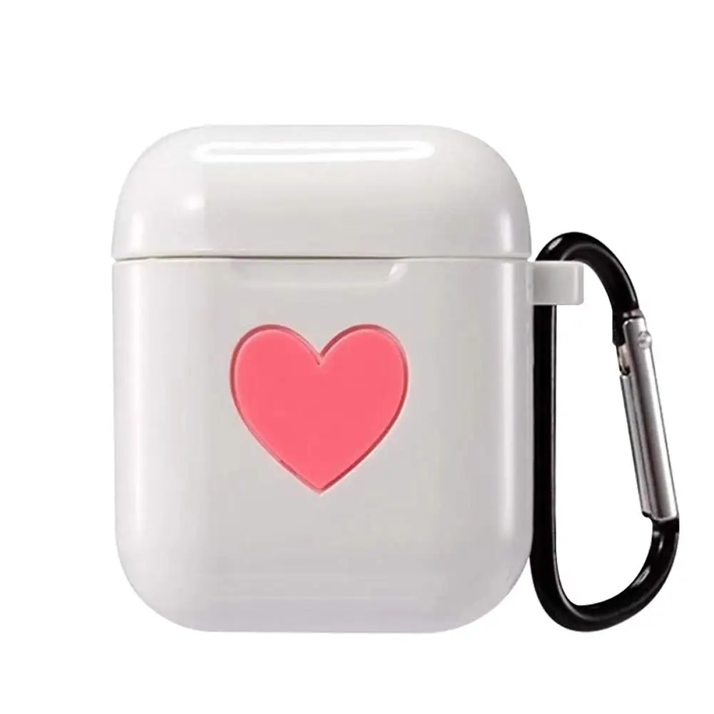 Милый ударопрочный защитный чехол для зарядки с сердечком беспроводные наушники