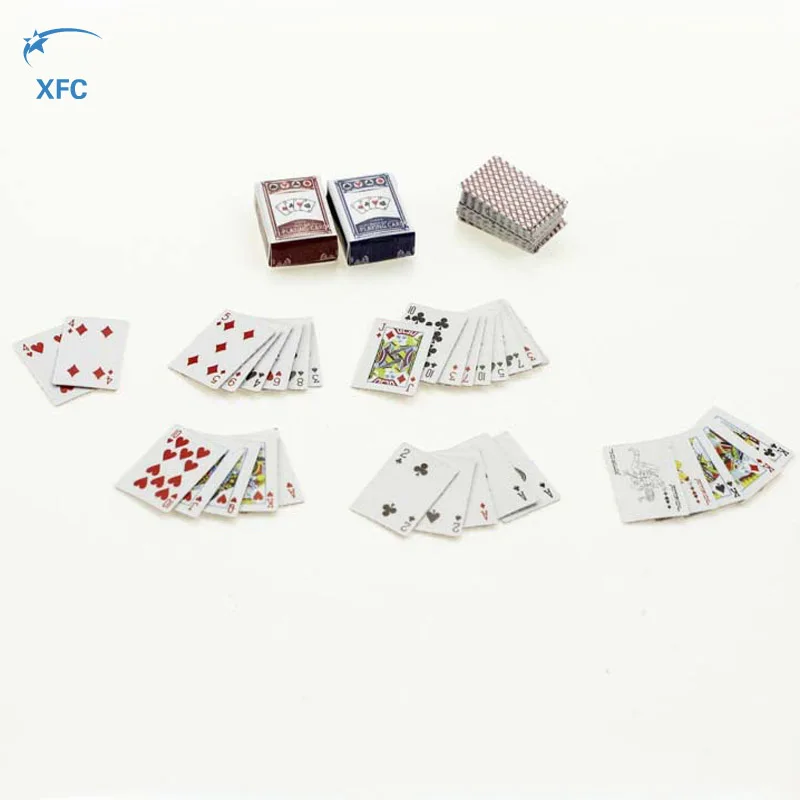 Мини-покер карты игральные для 1/10 RC модель внедорожника автомобиль осевой SCX10 D90
