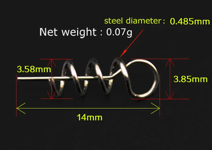 30 шт./лот Мягкая приманка пружинный замок булавка кренк и фиксированная защелка