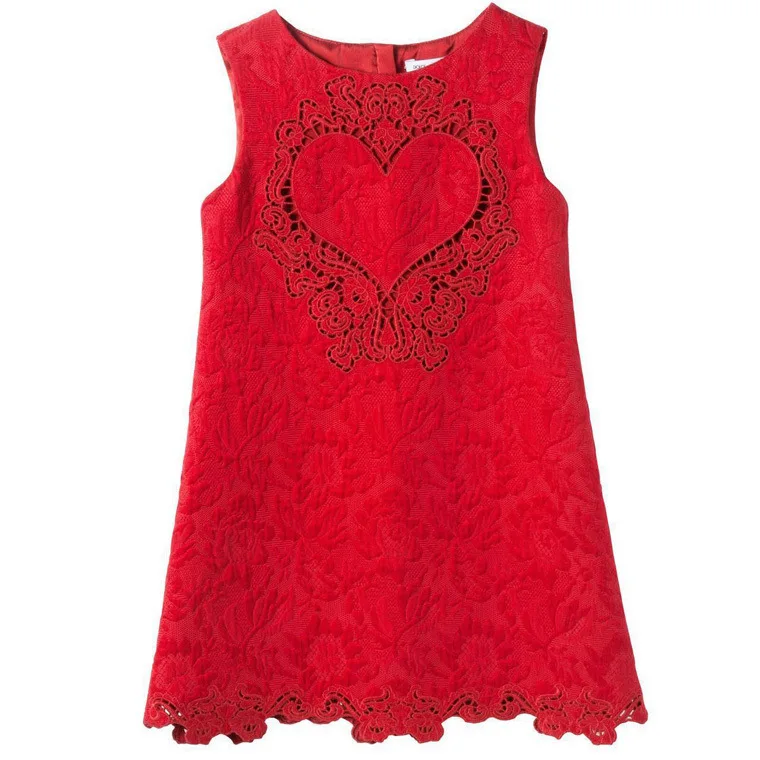 The new 2016 small jacquard dress of the girls High quality hollow out dresses princess | Детская одежда и обувь