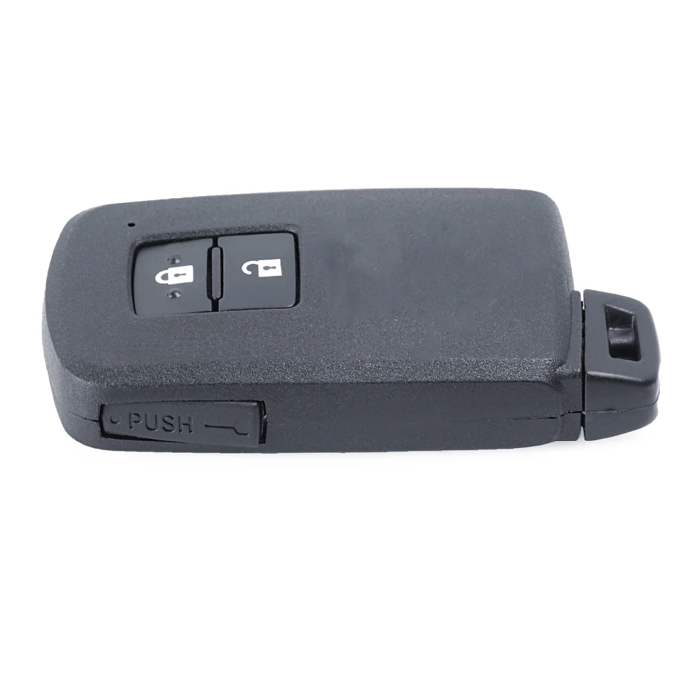 Keyecu Смарт дистанционные брелки для ключей автомобиля ключ чехол 2 кнопки Toyota Prius C