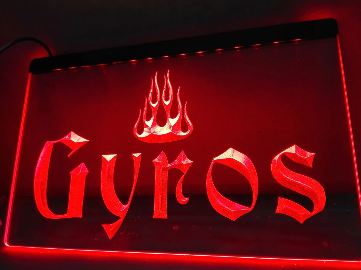 

LE154- Gyros LED Neon Light Sign
