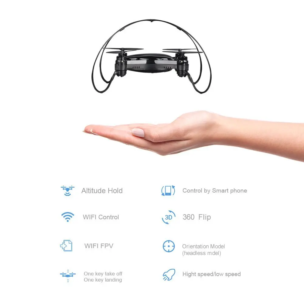 Квадрокоптер FEIYU FY603 / M7S 2 4G 4CH RC с Wi-Fi FPV камерой RTF вертолет UFO Мини-Дрон удержанием