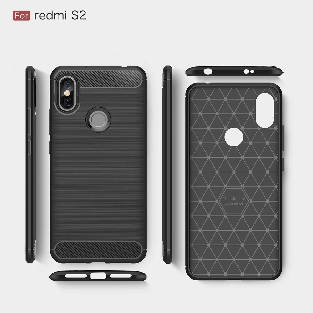 ASTUBIA For Xiaomi Redmi 6 Pro Case Luxury Carbon Fiber Soft Xiomi 5 Note 6A S2 Plus Cover MI 8 SE |
