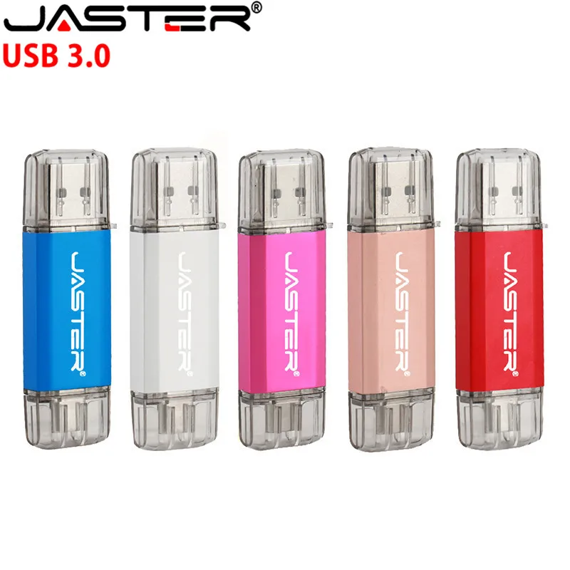Флэш накопитель JASTER с логотипом клиента usb Type C 3 0 металлический флеш на заказ 32 ГБ