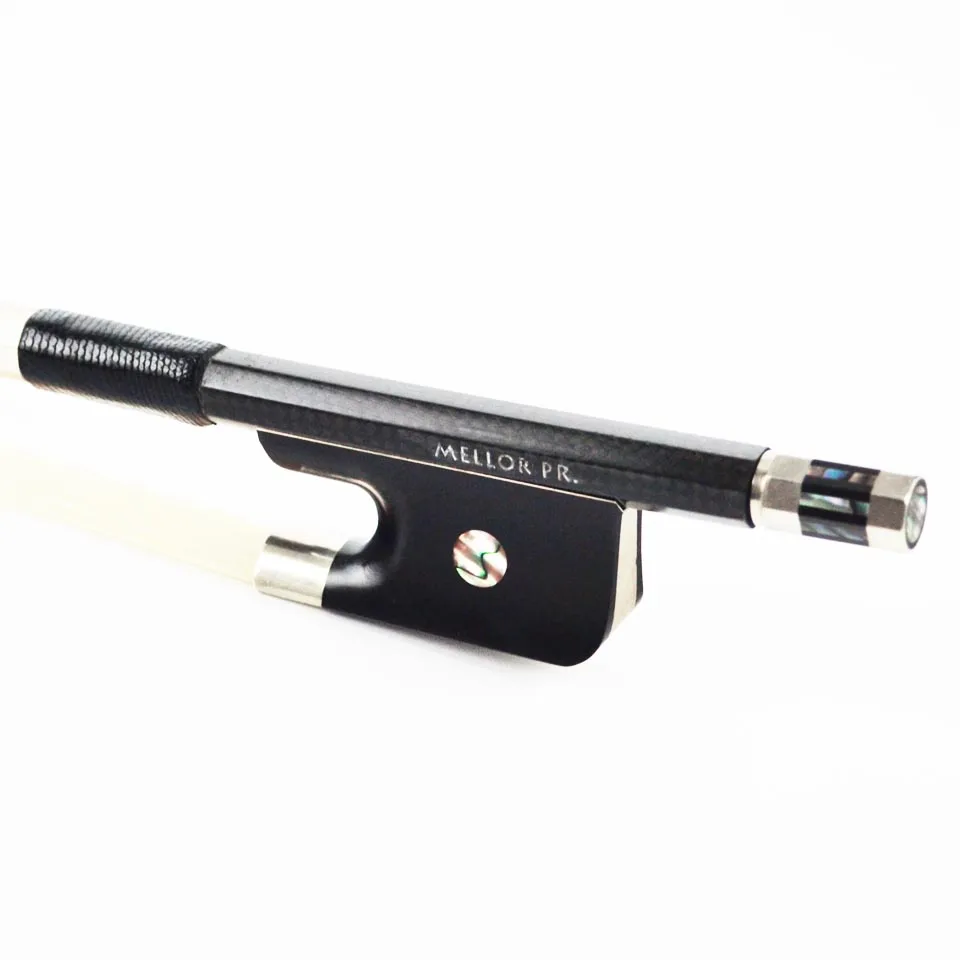 Полный 4/4 Размер алмазное углеродное волокно Французский двойной бас бант