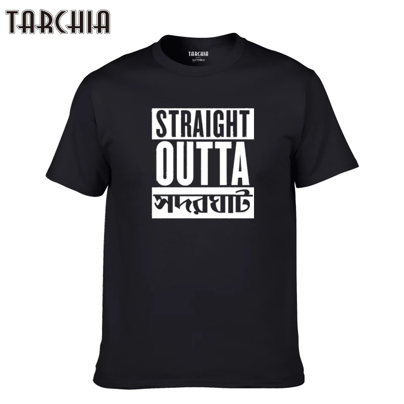 

TARCHIA 2021 Новая летняя брендовая футболка, хлопковые топы, футболки, мужские прямые с коротким рукавом, повседневные мужские футболки, модные ...