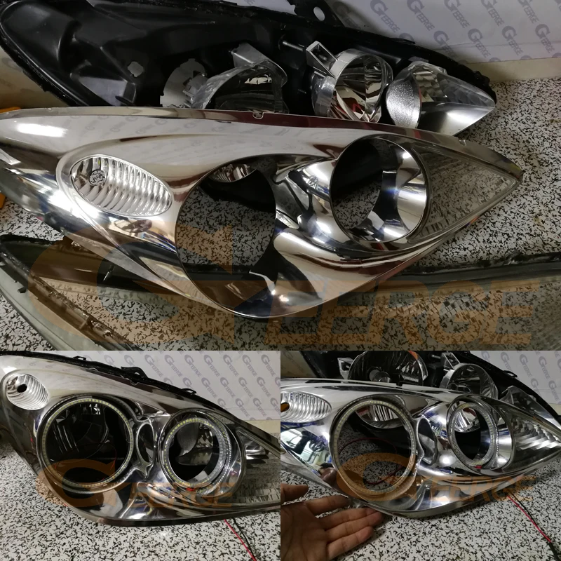 Для Lexus ES300 ES330 2002 2003 2004 фары smd комплект светодиодов «глаза ангела» Ультра яркое освещение DRL
