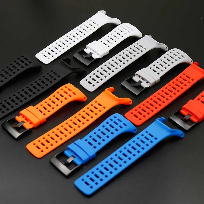 Men's Silicone Strap for SUUNTO AMBIT 2S2R3S3R3PEAK Women's Sports Waterproof Rubber Strap Buckle