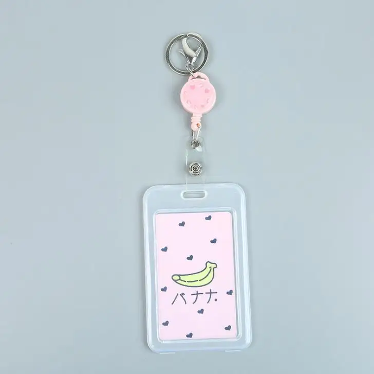 3 1 шт. Kawaii Единорог кошка фрукты прозрачный банк футляры для идентификационных карт Чехол для карт студенческий Бизнес Кредитные карты сумка канцелярские принадлежности - Цвет: 3