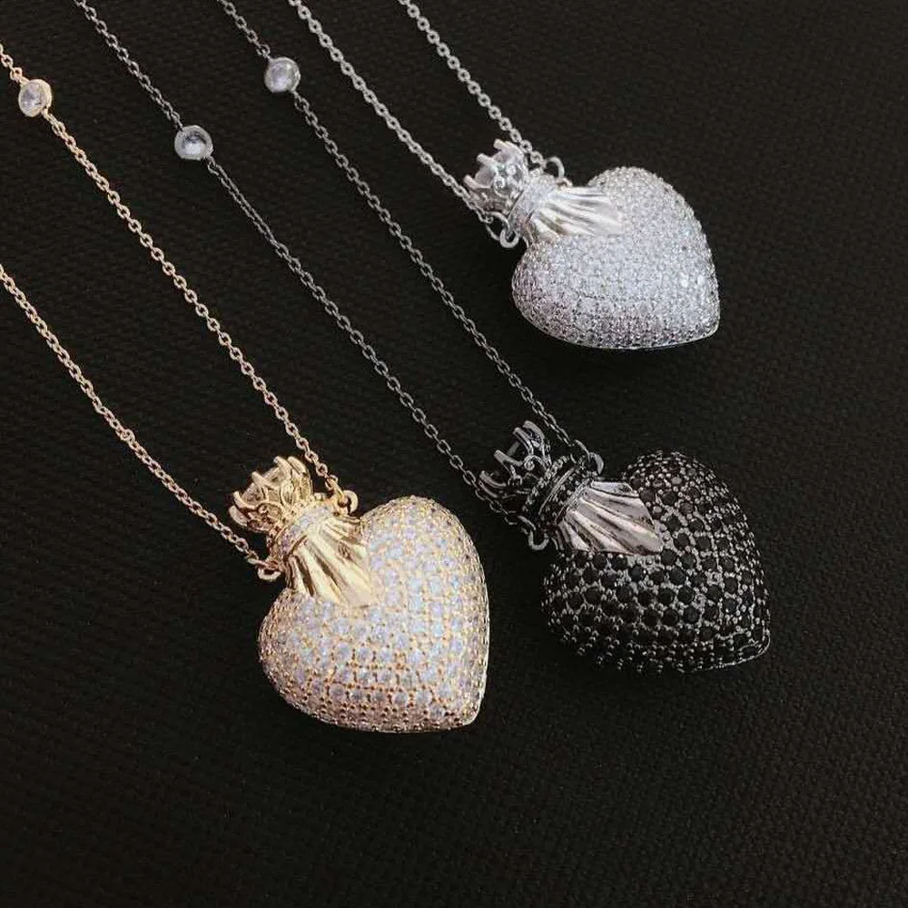 Модное романтичное дизайнерское женское ожерелье Funmode с кубическим цирконием и