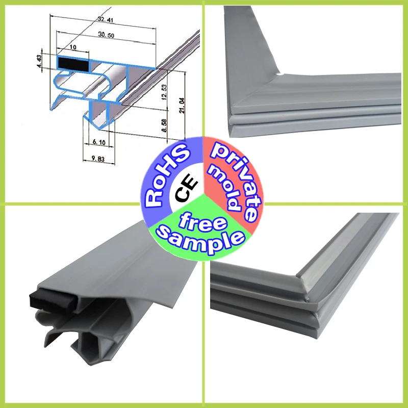 Китайский поставщик пластиковый экструзионный профиль магнитное ПВХ/u дверное