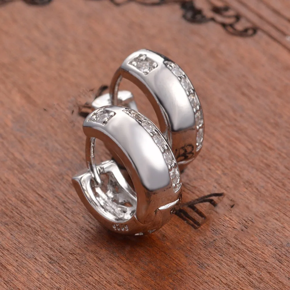 2021 New Arrival Lead &amp Nickel Free Classic 925 Sterling Silver Drop Earrings Crystal Fashion Jewelry For Women Wholesale | Украшения и