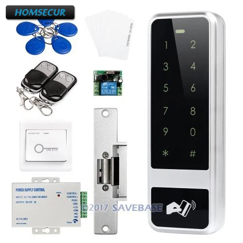 HOMSECUR Водонепроницаемый сенсорная клавиатура ID Система контроля доступа +