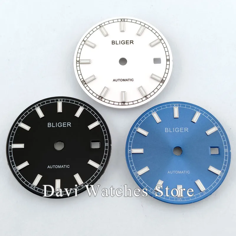 Новинка светящийся светильник/стерильный циферблат 29 мм подходит для часов Miyota 82