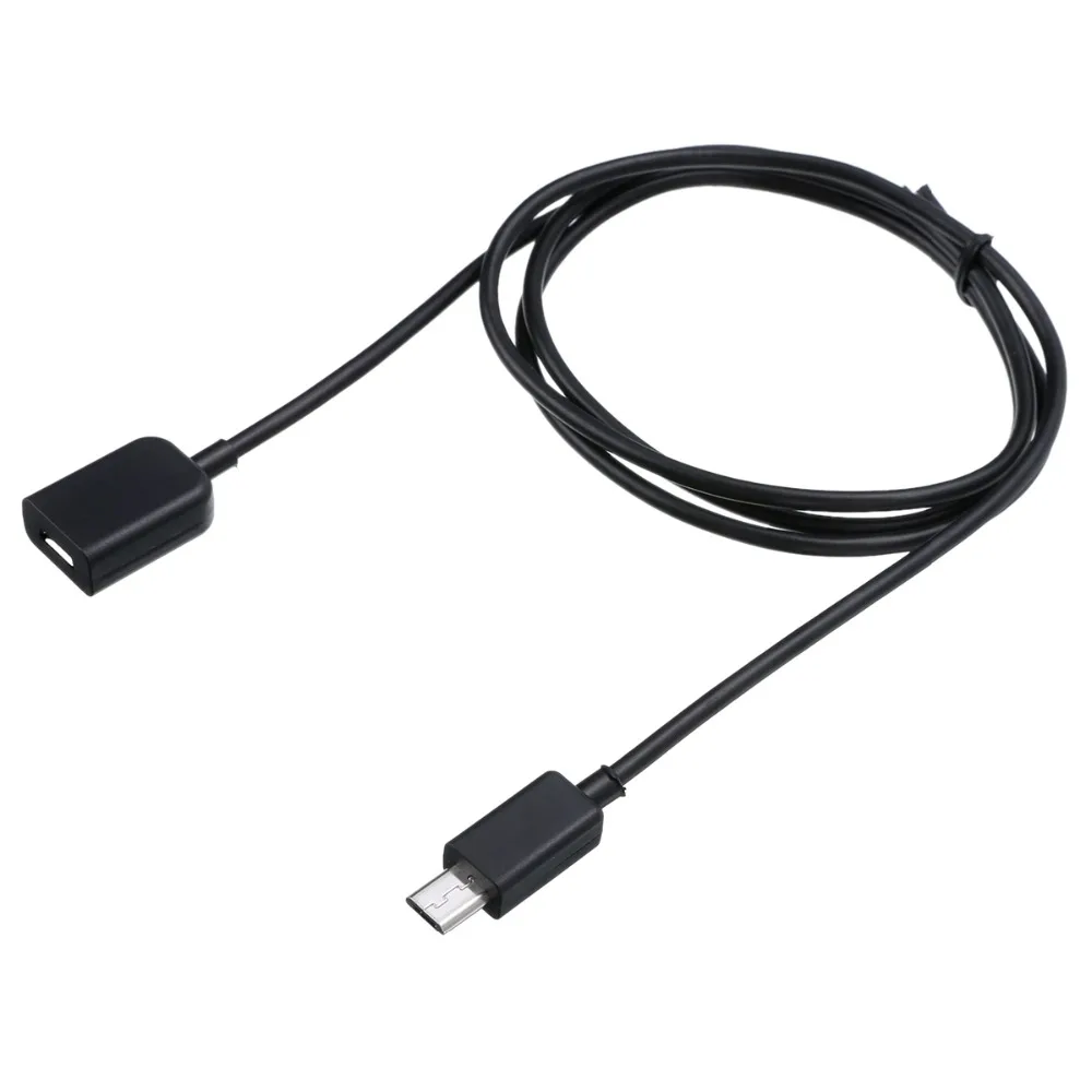 Новинка хит продаж 1 м черный удлинитель зарядное устройство Micro USB 2 0 тип A зарядка