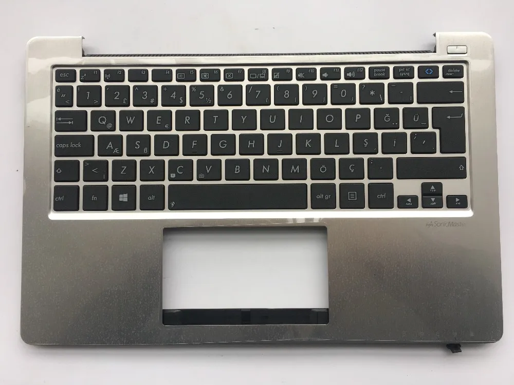 TR турецкая Клавиатура для ноутбука ASUS X202 x202E раскладная клавиатура Серебряная