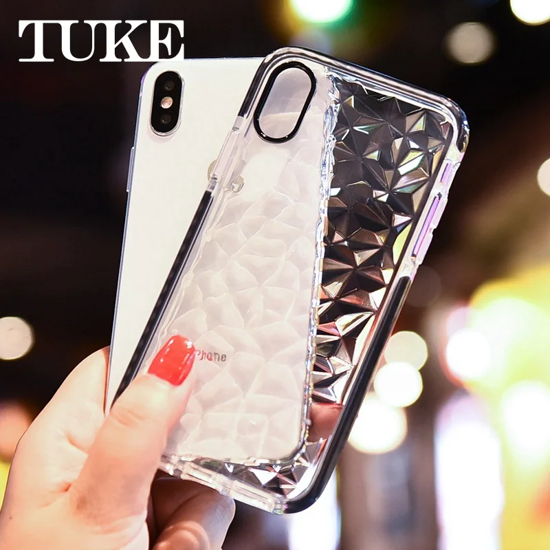 Силиконовый чехол с алмазным узором для Vivo NEX задняя крышка отпечатком пальца