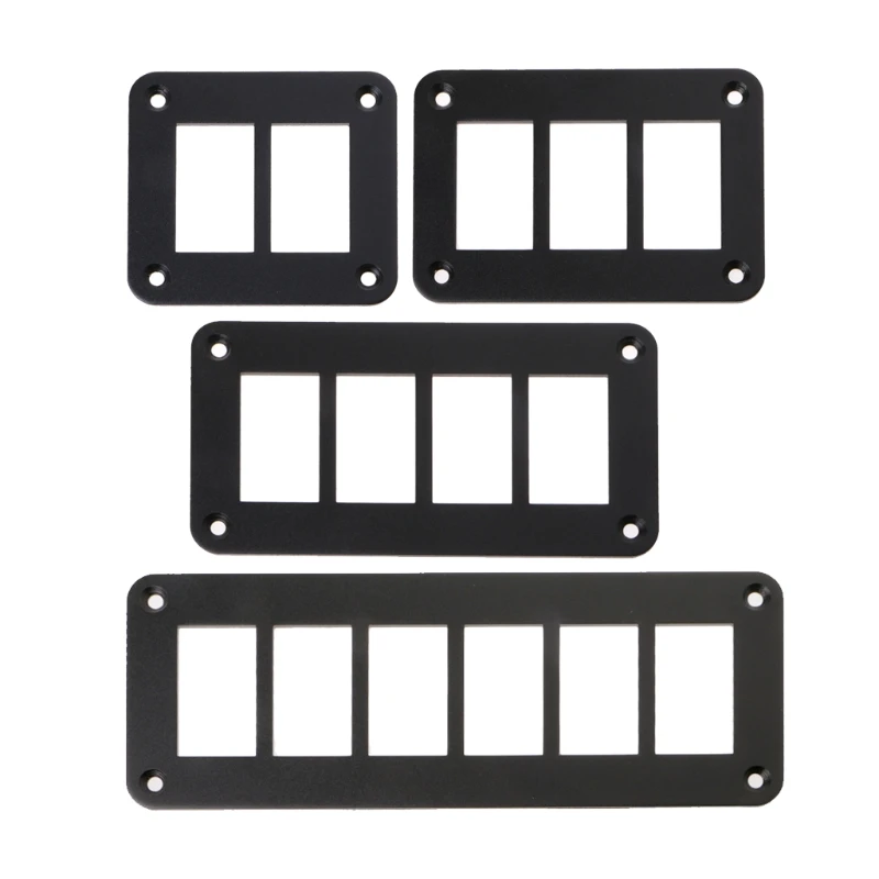 

OOTDTY 2/3/4/6 Way Aluminum Rocker Switch Panel Housing Holder FOR ARB Carling Narva Boat Type Auto Parts Switches Parts