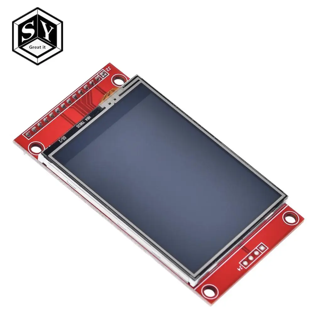 1 шт. большой IT 2 4 &quot240x320 SPI TFT LCD Серийный порт Модуль 5 В/3 3 В PCB адаптер Micro SD ILI9341