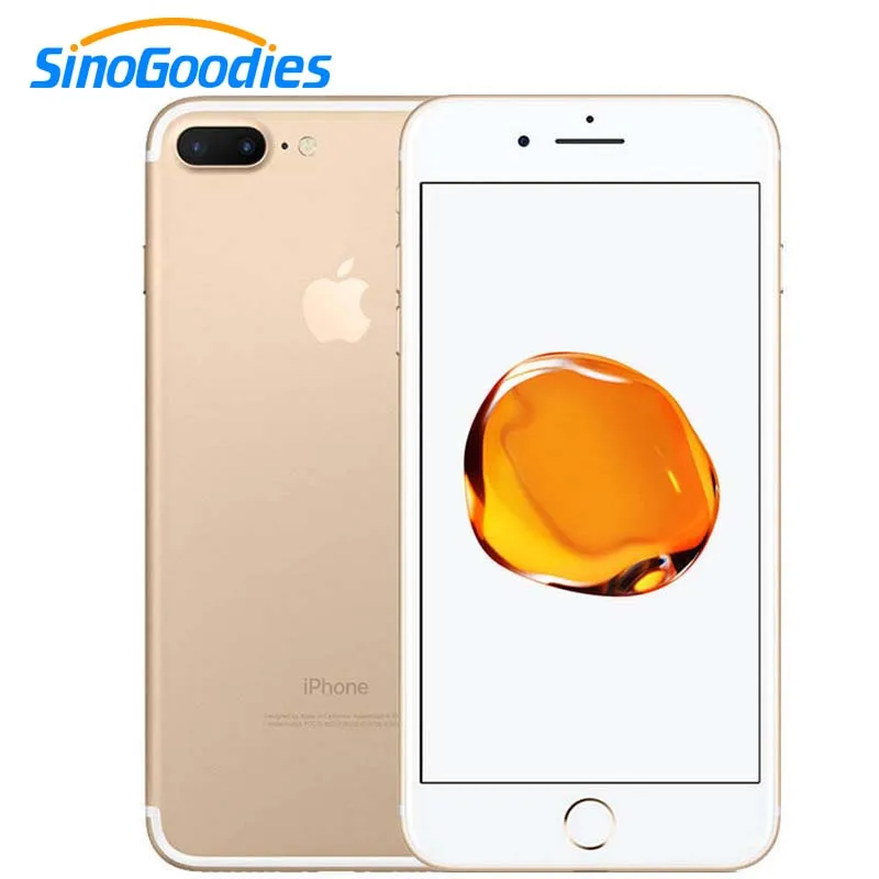 Разблокированный Apple iPhone 7 Plus iOS 10 четырёхъядерный A10 мобильный телефон 3 Гб ОЗУ 32 128