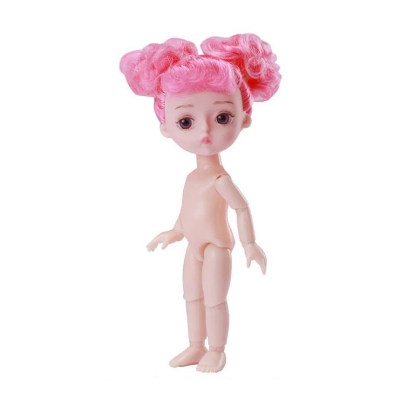 15 см BJD кукла золотые волосы девушки одеваются куклы 13 игрушка на шарнирах с 3D
