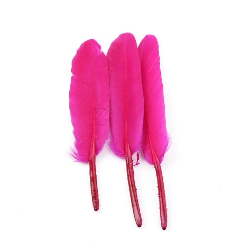 Разноцветные качественные натуральные утиные перья длиной около 15 см 100 шт. в