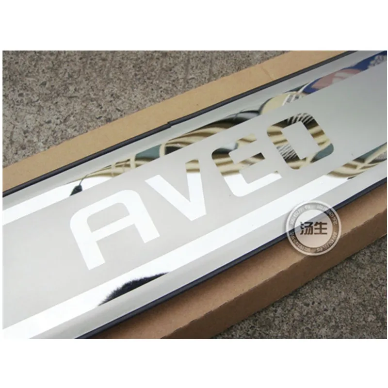 Для Chevrolet AVEO 4dr 2011 2012 2013 2014 2015 высокое качество нержавеющая сталь Задний бампер