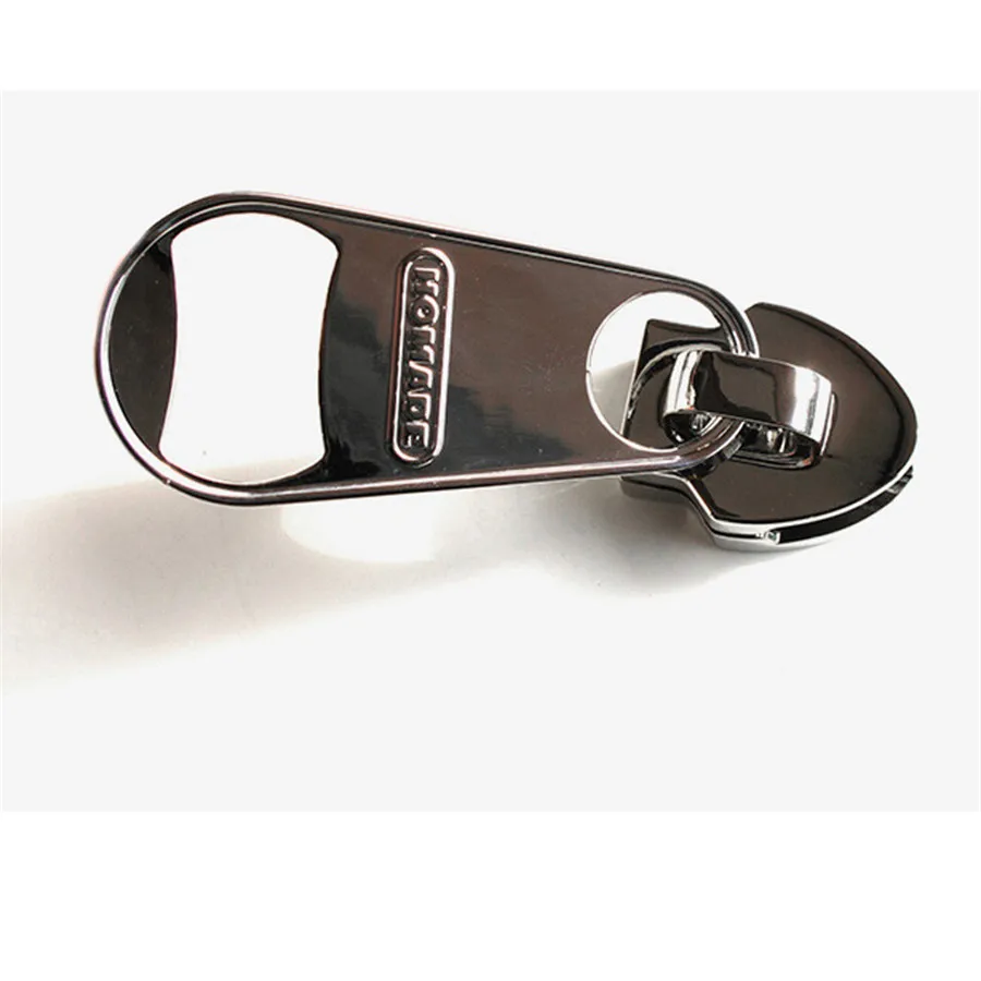 

2016 New Zipper-shaped Bottle Opener Home Decoration Big Zipper Fridge Magnets Sticker Beer Opener Home Storage Gift 2pcs
