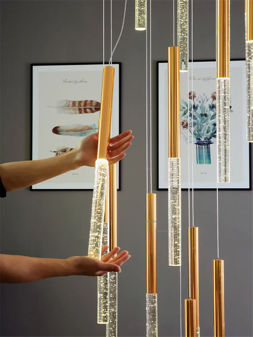 Современное освещение Лофт роскошный кристалл LED подвесной светильник в