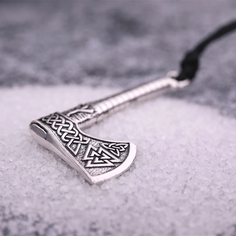 Dawapara Руна викингов Aligiz Valknut ирландский символ Троицы топор амулет подвеска для