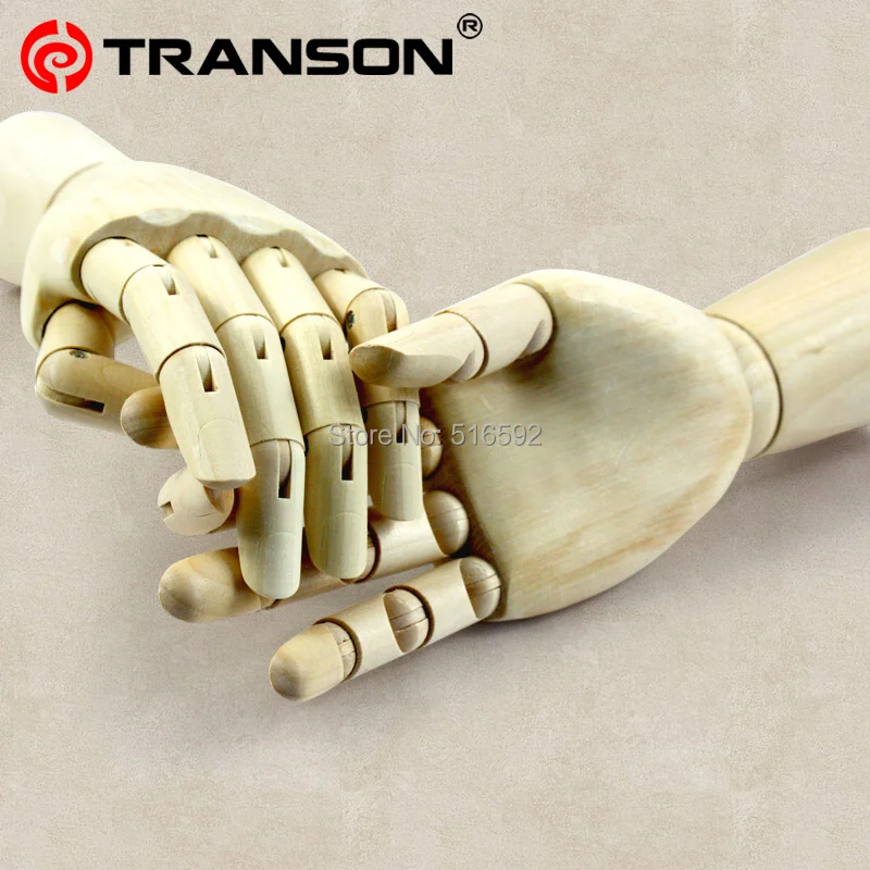 30 см манекен деревянная Мужская рука Регулируемая для эскиза деревянные ручной