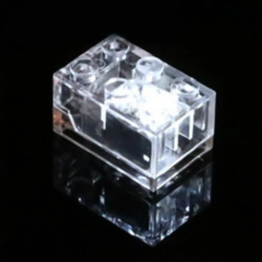 1 шт. светильник строительные блоки аксессуары для машин головоломка маленькие