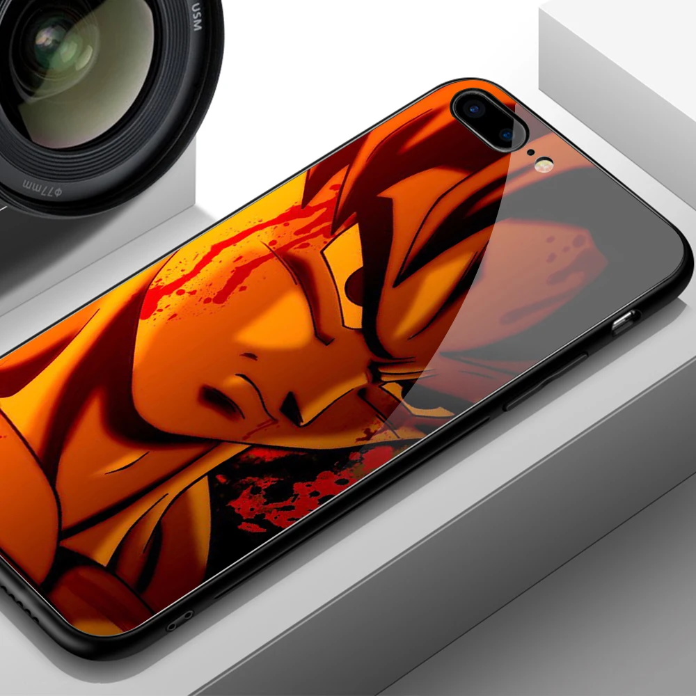 Чехол Finder для iphone XS чехол Dragon Ball Супер Saiyan чехол из закаленного стекла для iphone 6 6S 7 8 plus X XR XS MAX 11 pro max