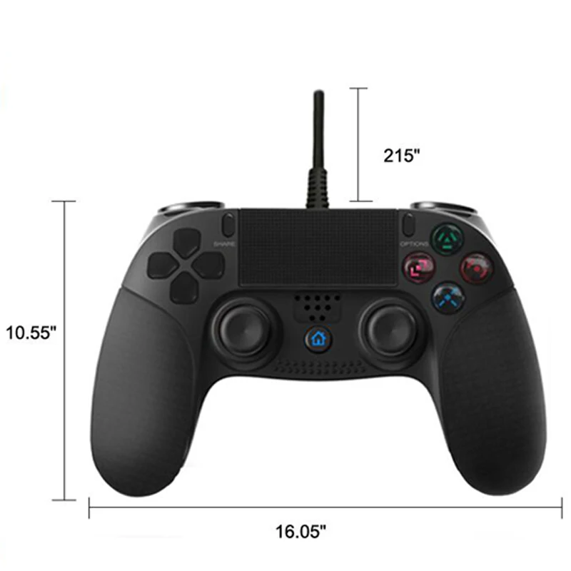 Проводной USB игровой контроллер Joypad для PS4 DualShock Вибрационный джойстик геймпады для Playstation 4 для PS3/PC Win7/8/10