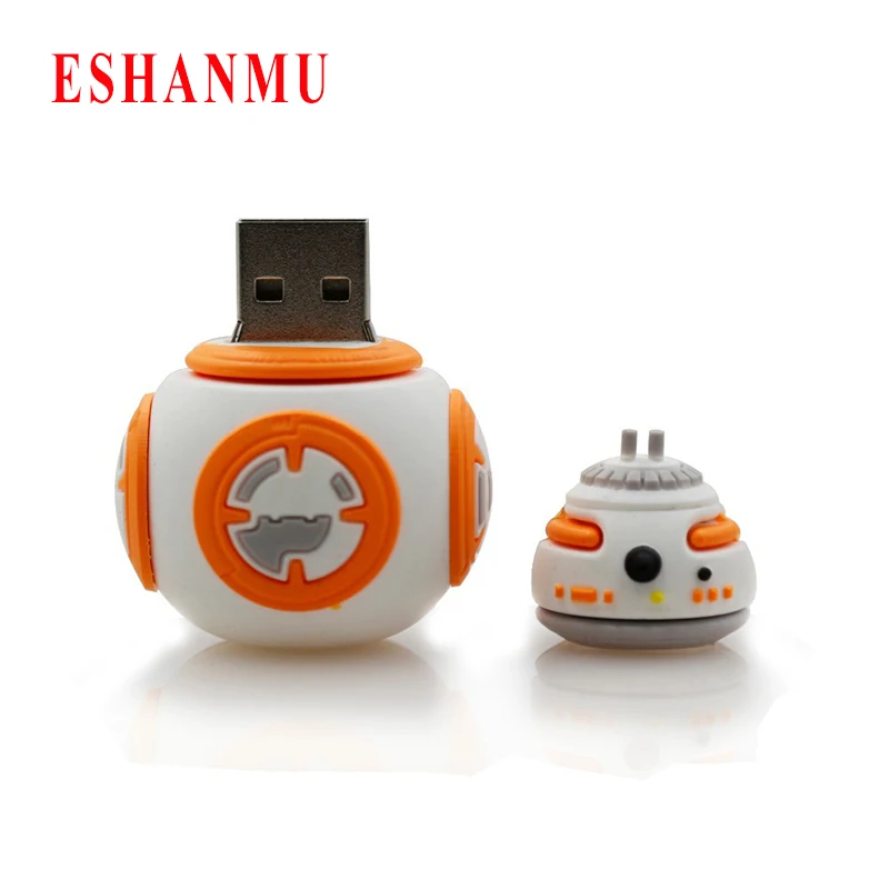 2019 Fashion Hot selling usb flash drive star wars BB-8 pen 8gb 16gb 32gb Maul Bounty Hunter Usb2.0 memory stick bb8 | Компьютеры и