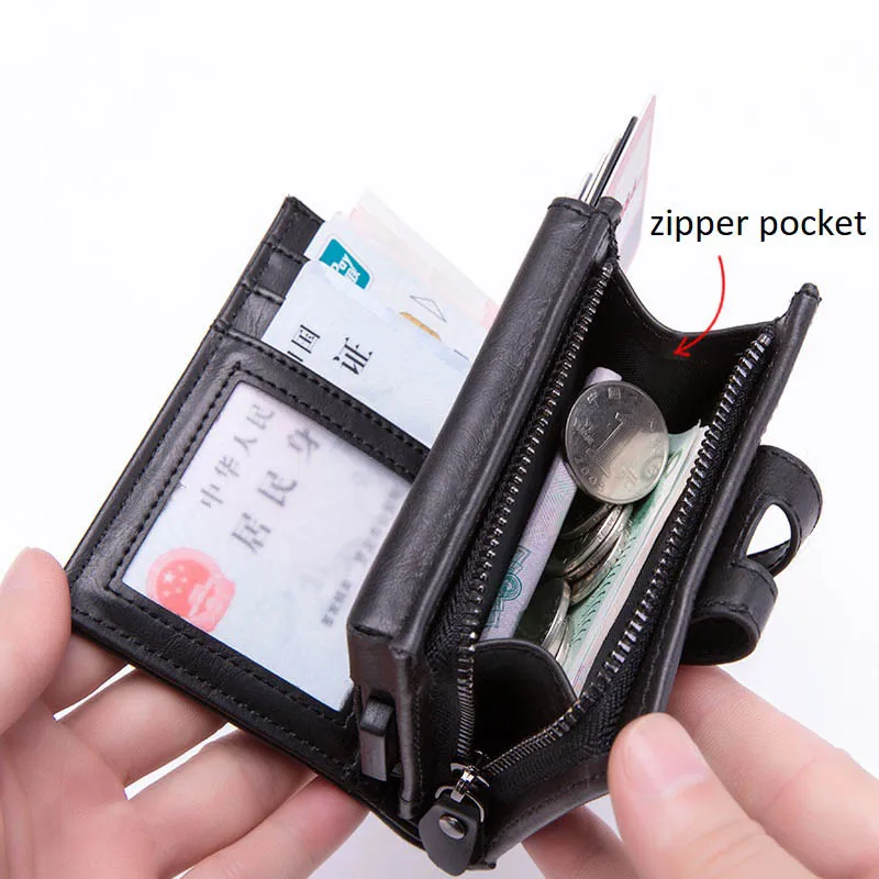 Мужской металлический держатель для Карт RFID из алюминиевого сплава кредитных