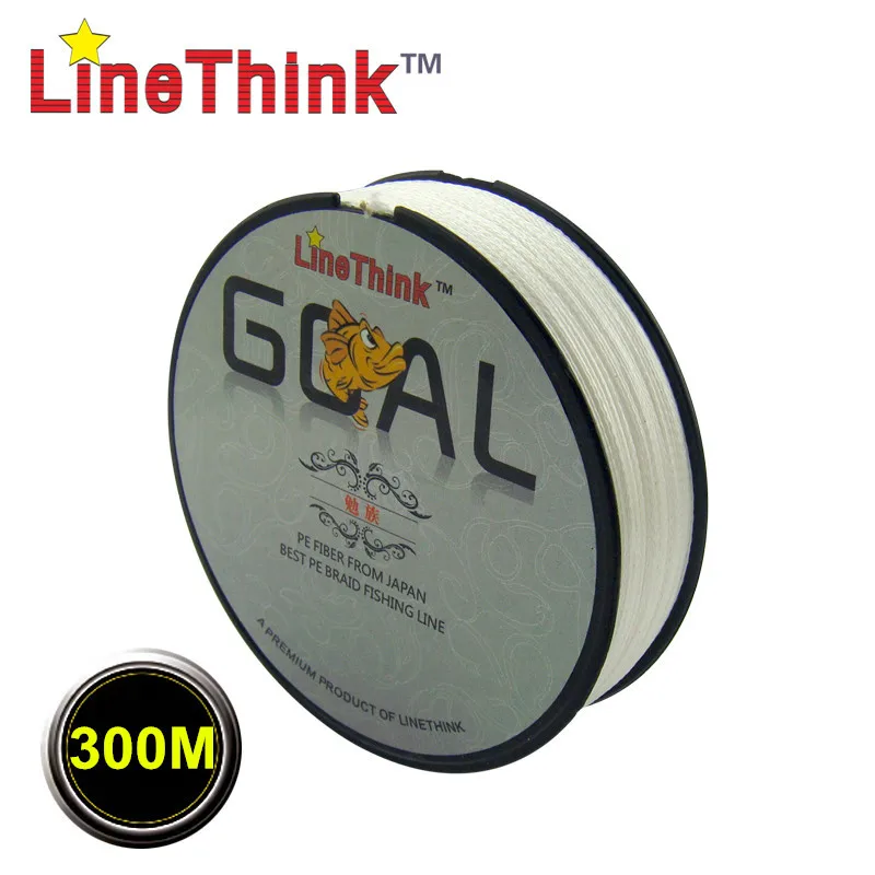 300 м японская многонитевая плетеная леска LineThink GOAL пэ 6LB 100LB бесплатная доставка|line