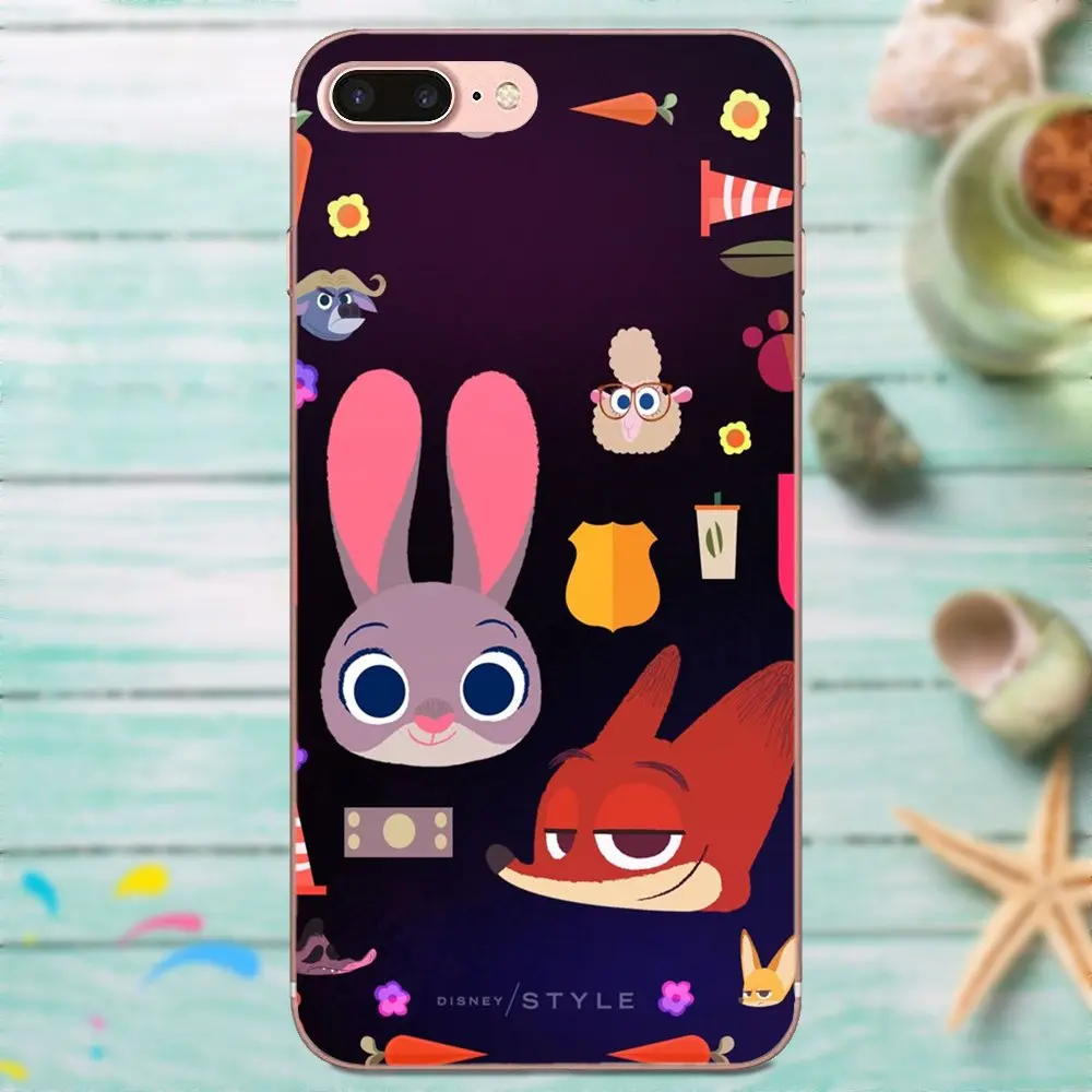 Мультфильм забавный фильм зверополис Ник лиса для Galaxy A3 A5 A7 On5 On7 2015 2016 2017 Grand Alpha G850