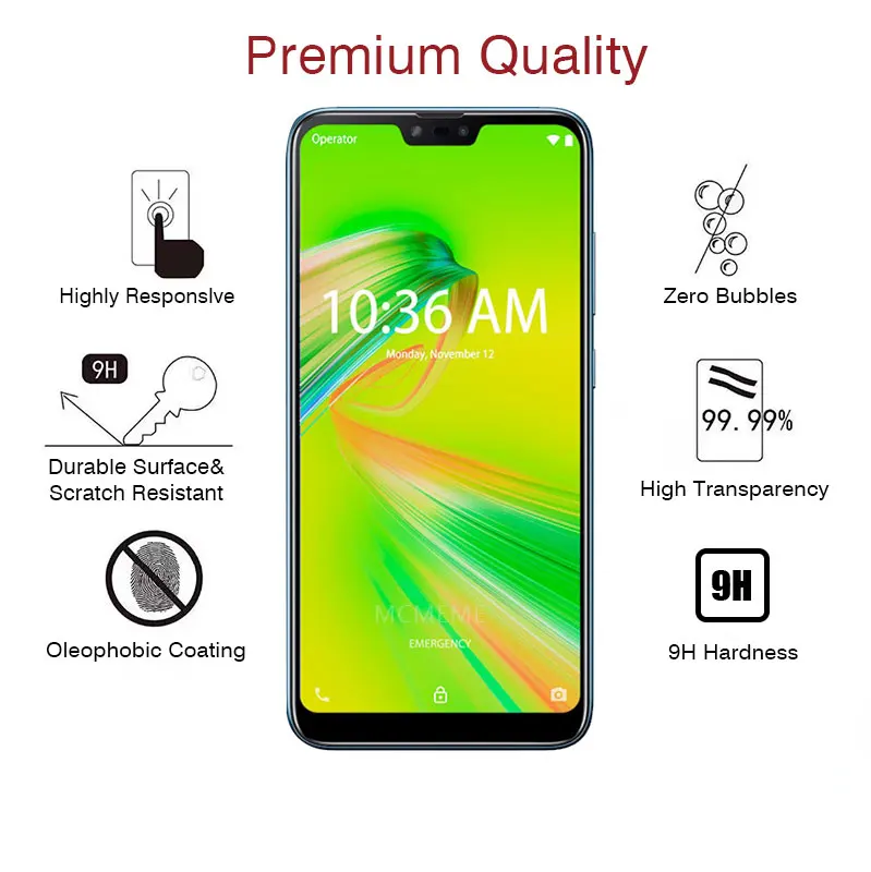 9H 2.5D HD Защита экрана для Asus Zenfone Max Plus (M2) ZB634KL закаленное стекло Shot защитное |